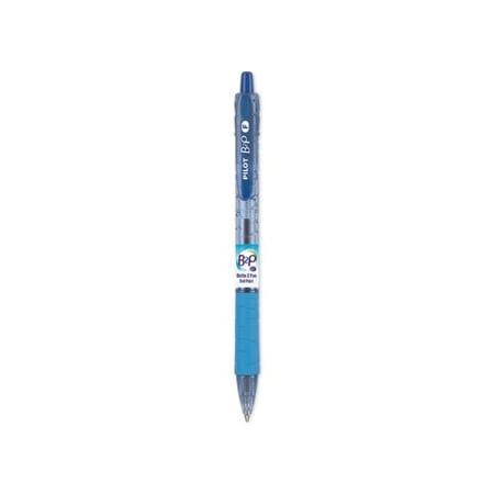 Pilot B2P RECYCLED BALLPOINT PEN, 0.7 MM, BLUE INK, DOZEN 32601